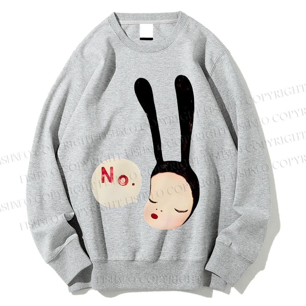 Unisex Yoshitomo Nara Printed Sweatshirt