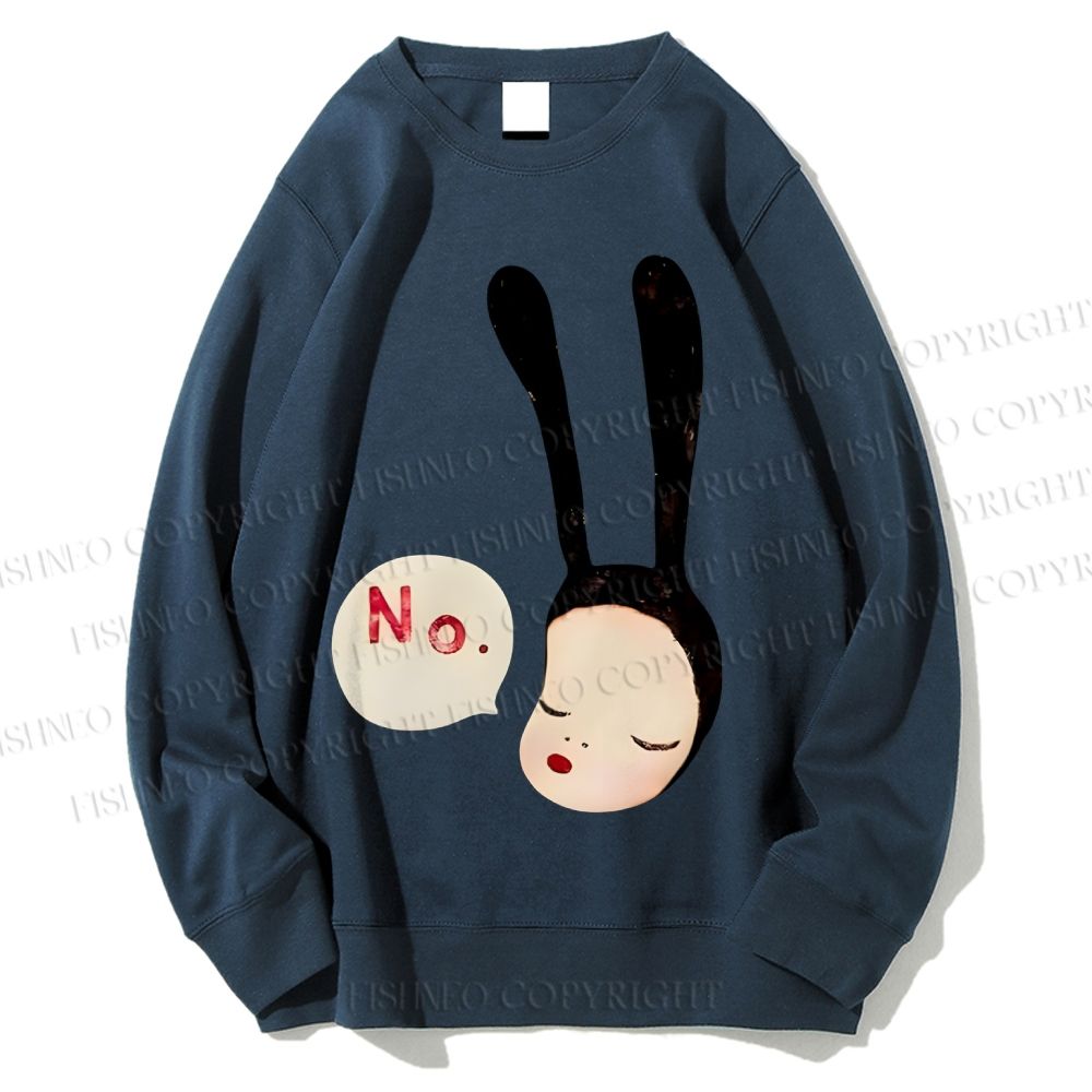 Unisex Yoshitomo Nara Printed Sweatshirt