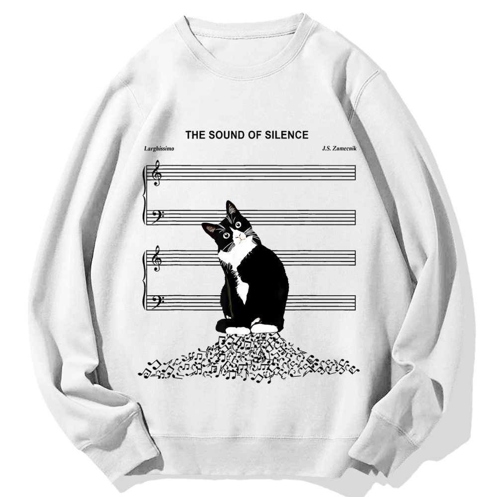 The Sound of Silence Cotton Sweatshirt