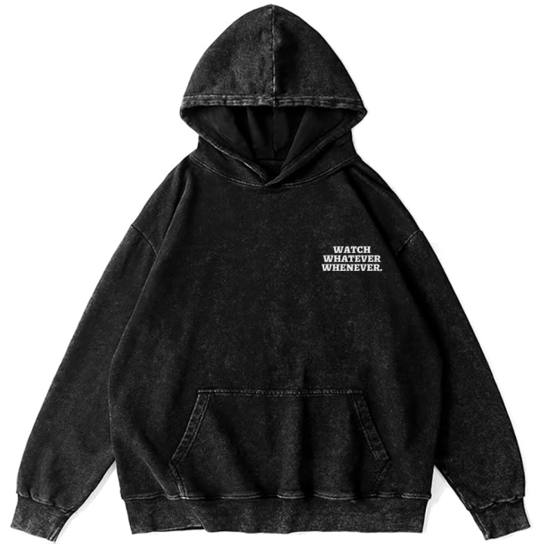 Sony Betamax Vintage Washed Cotton Back Art Hoodie