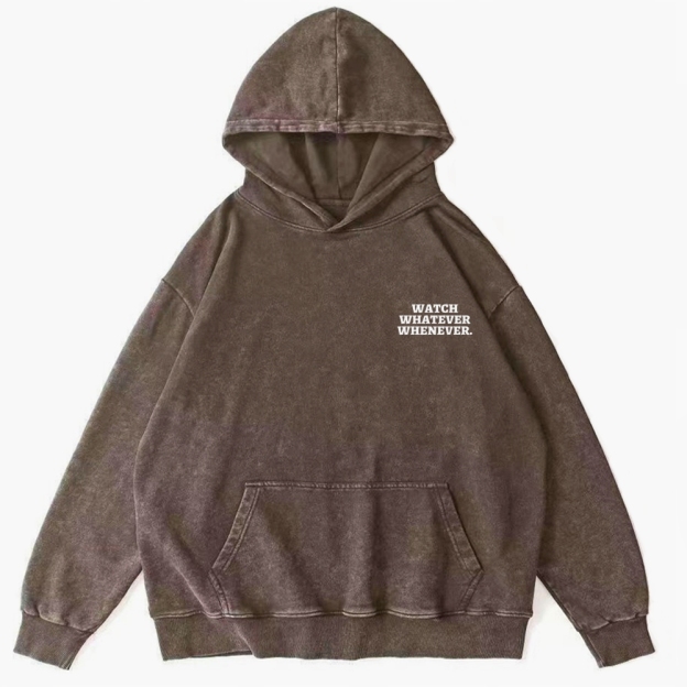 Sony Betamax Vintage Washed Cotton Back Art Hoodie