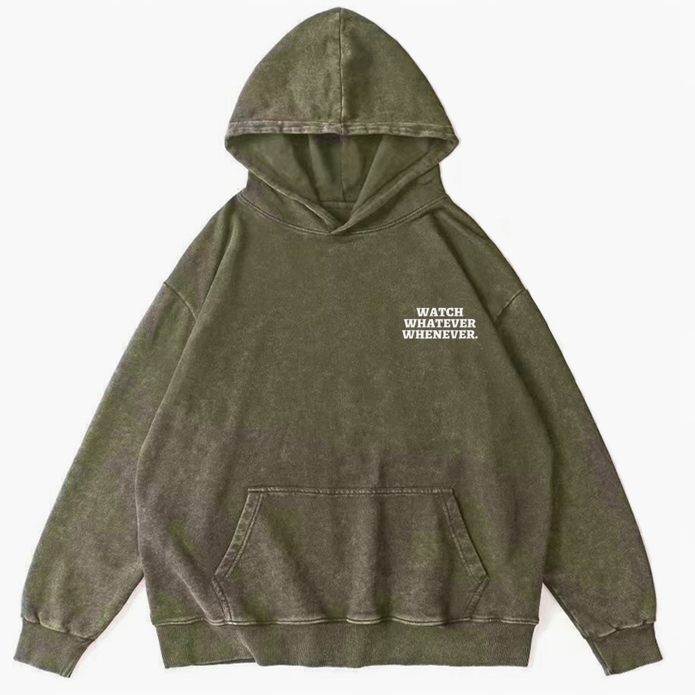 Sony Betamax Vintage Washed Cotton Back Art Hoodie