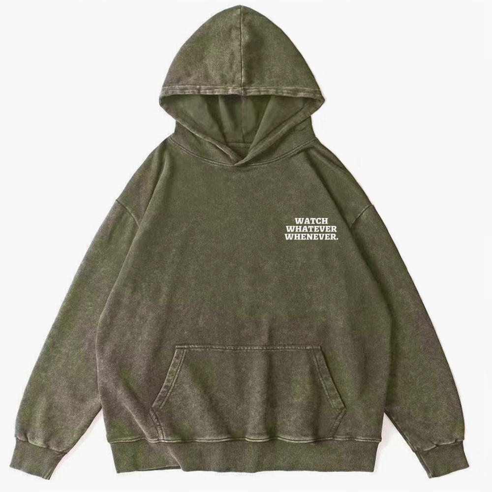 Sony Betamax Vintage Washed Cotton Back Art Hoodie