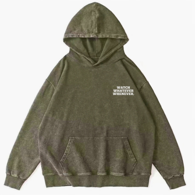 Sony Betamax Vintage Washed Cotton Back Art Hoodie