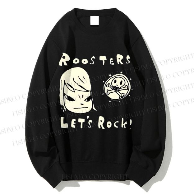 Unisex Yoshitomo Nara Printed Sweatshirt