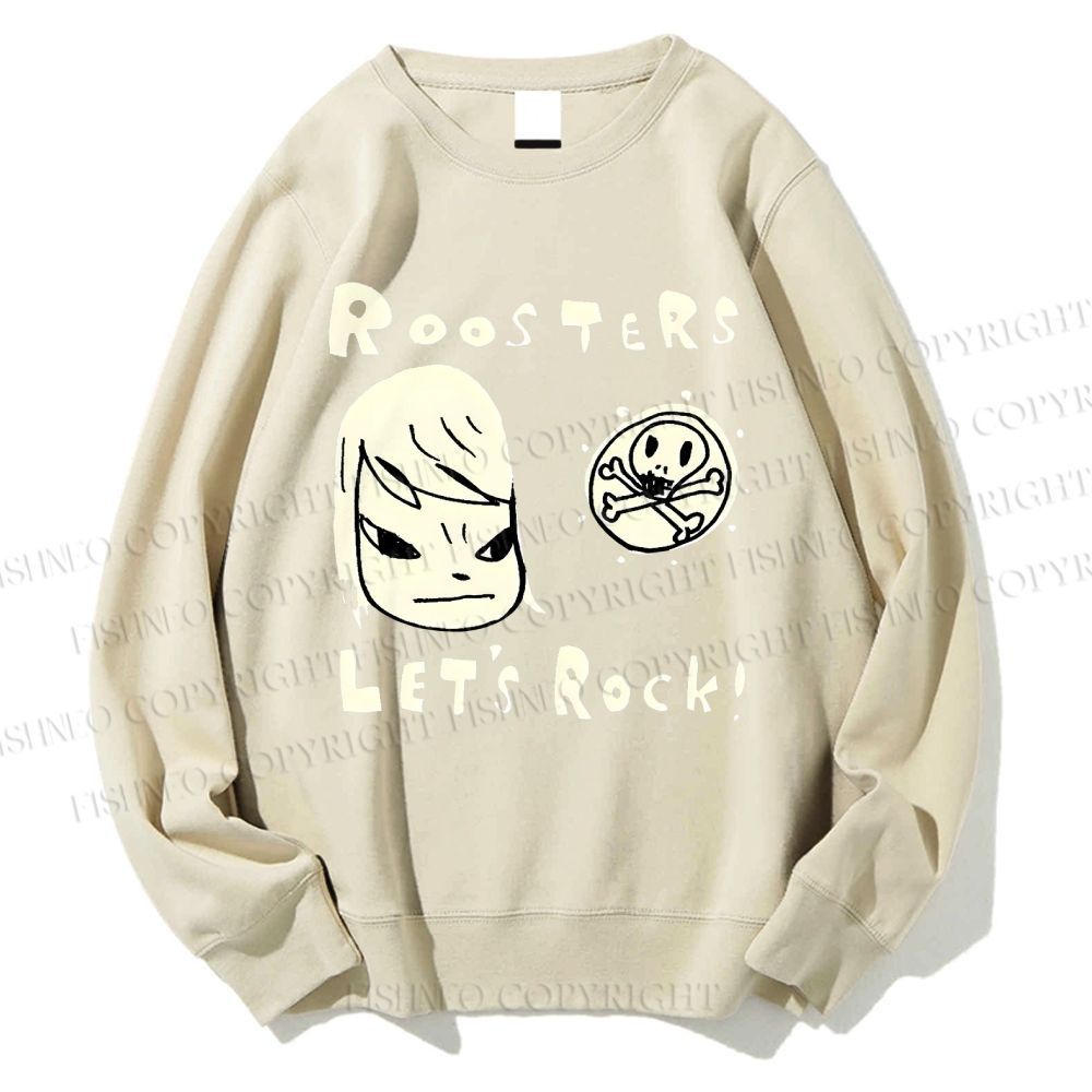 Unisex Yoshitomo Nara Printed Sweatshirt