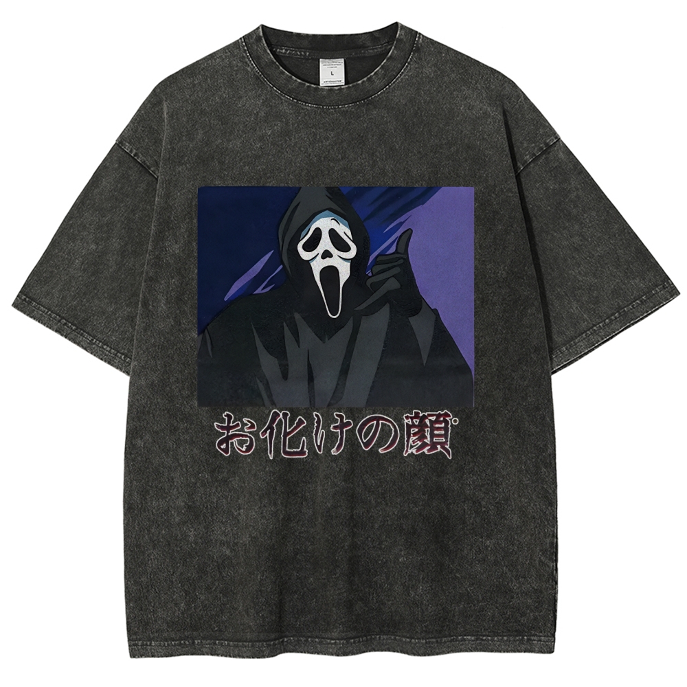Ghost Face Japanese Washed T-Shirt