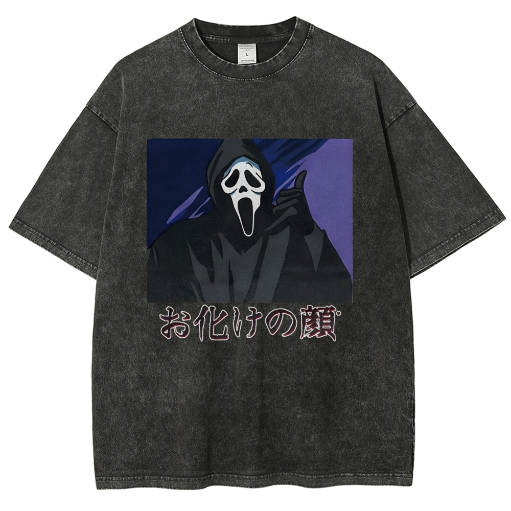 Ghost Face Japanese Washed T-Shirt