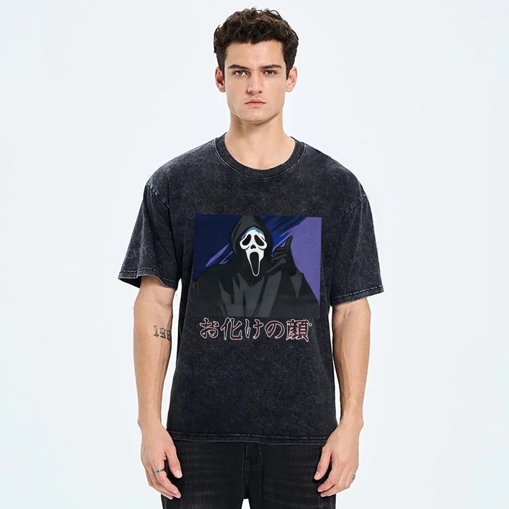 Ghost Face Japanese Washed T-Shirt