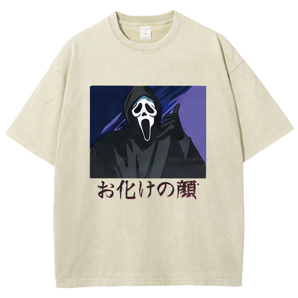 Ghost Face Japanese Washed T-Shirt