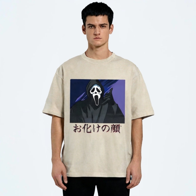 Ghost Face Japanese Washed T-Shirt
