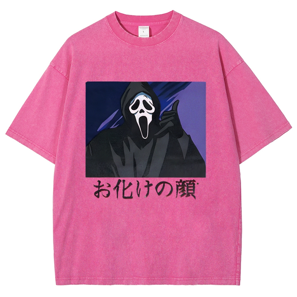 Ghost Face Japanese Washed T-Shirt