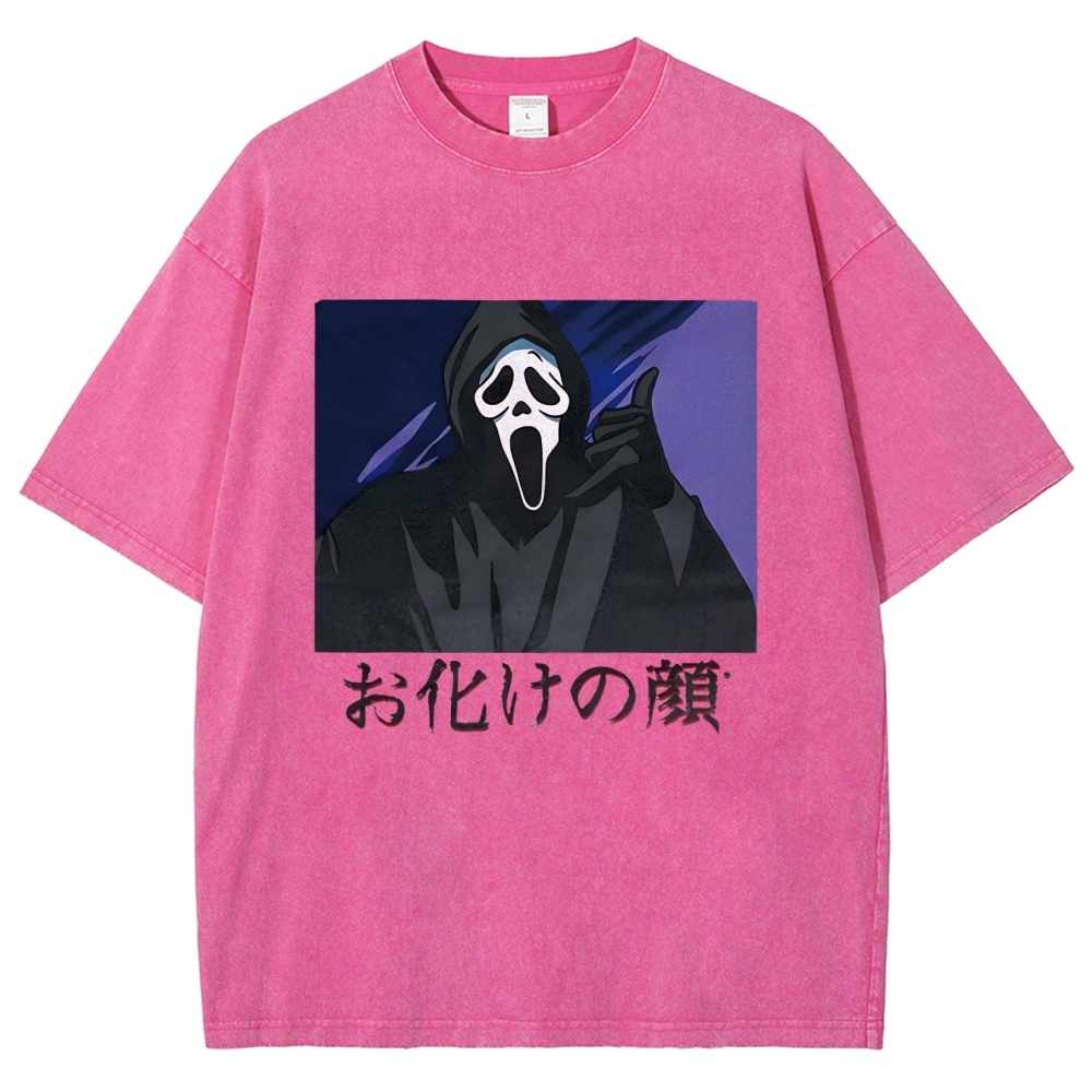 Ghost Face Japanese Washed T-Shirt