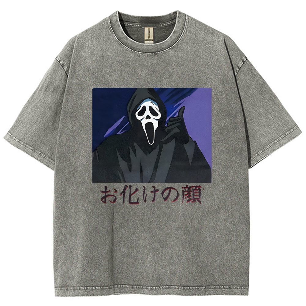 Ghost Face Japanese Washed T-Shirt
