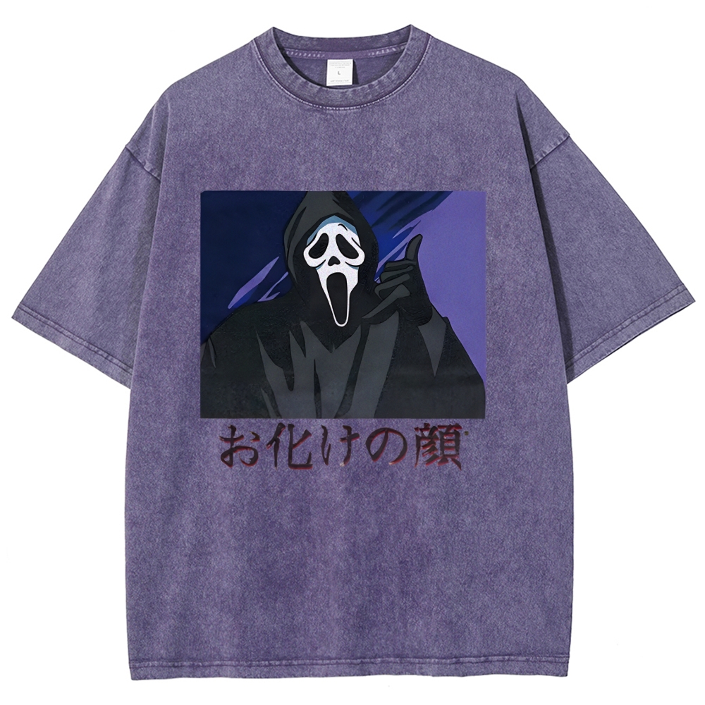 Ghost Face Japanese Washed T-Shirt