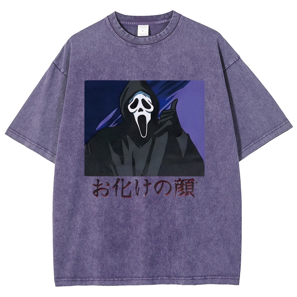 Ghost Face Japanese Washed T-Shirt