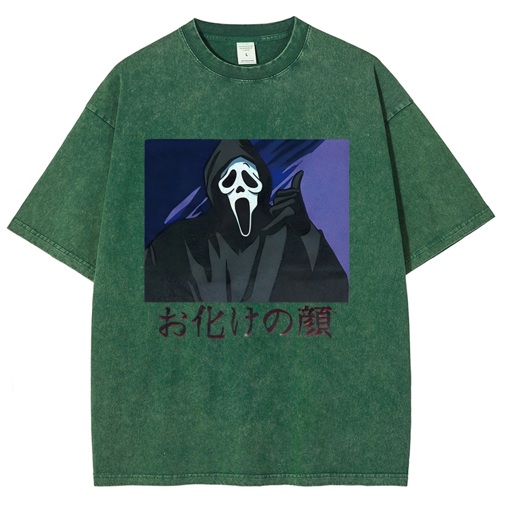 Ghost Face Japanese Washed T-Shirt