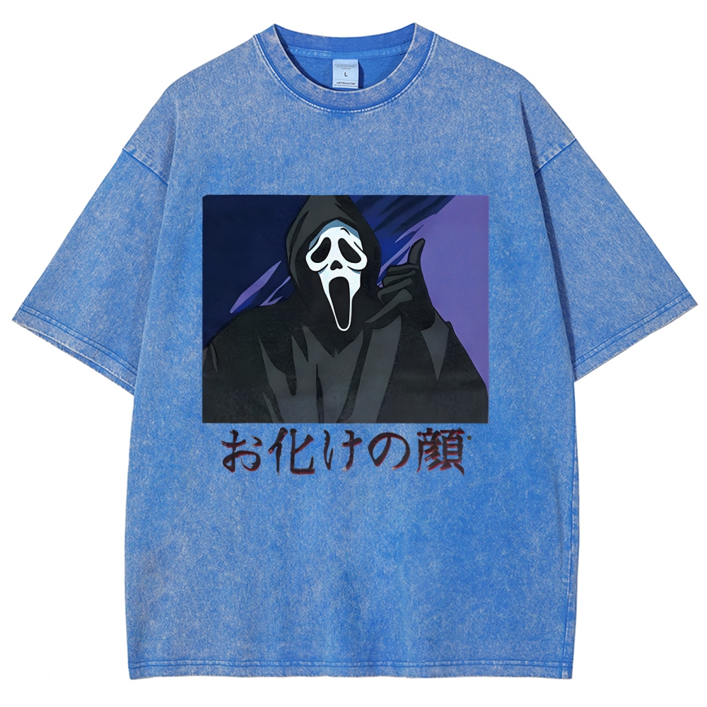 Ghost Face Japanese Washed T-Shirt