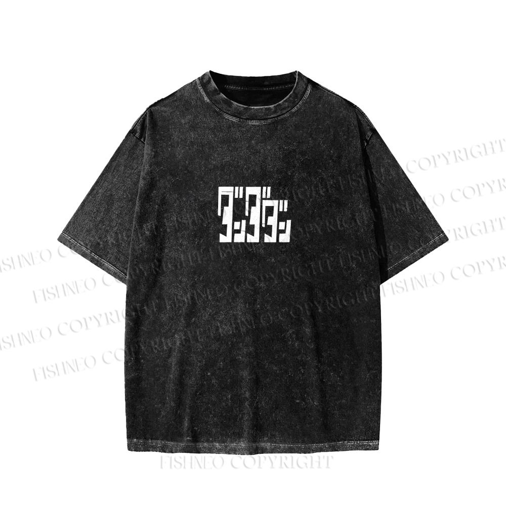 Unisex Japanese Seiko Anime Girl Printed Washed Tee
