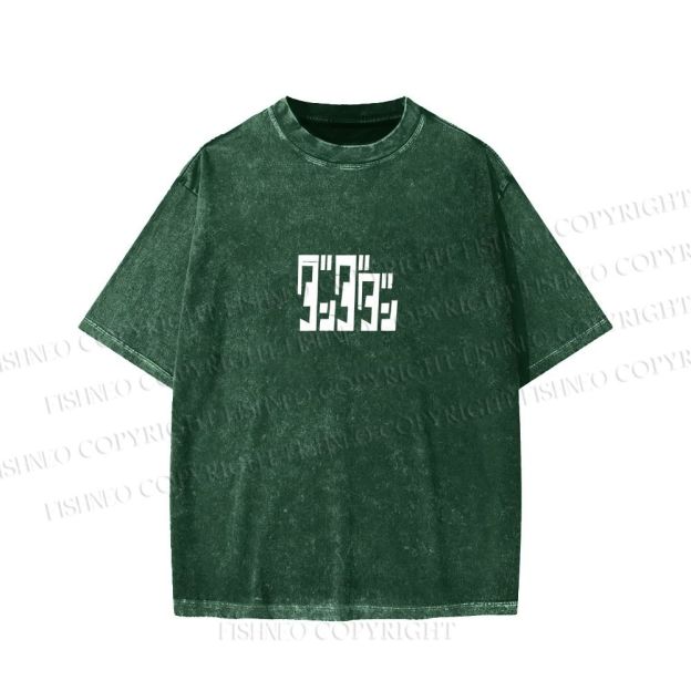 Unisex Japanese Seiko Anime Girl Printed Washed Tee