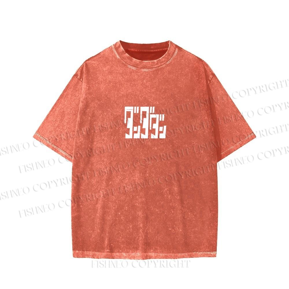 Unisex Japanese Seiko Anime Girl Printed Washed Tee