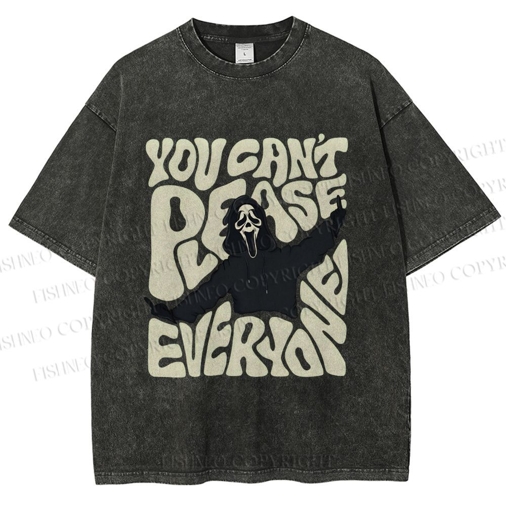 Unisex You Can't Please Everyone Printed Washed Tee