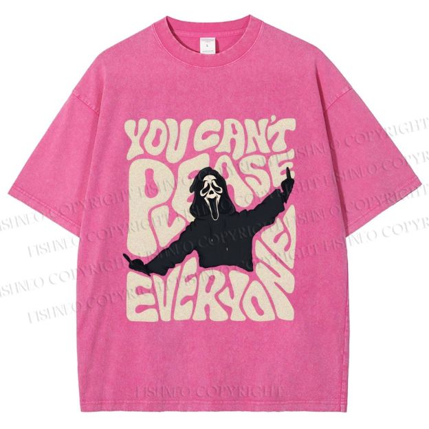 Unisex You Can't Please Everyone Printed Washed Tee