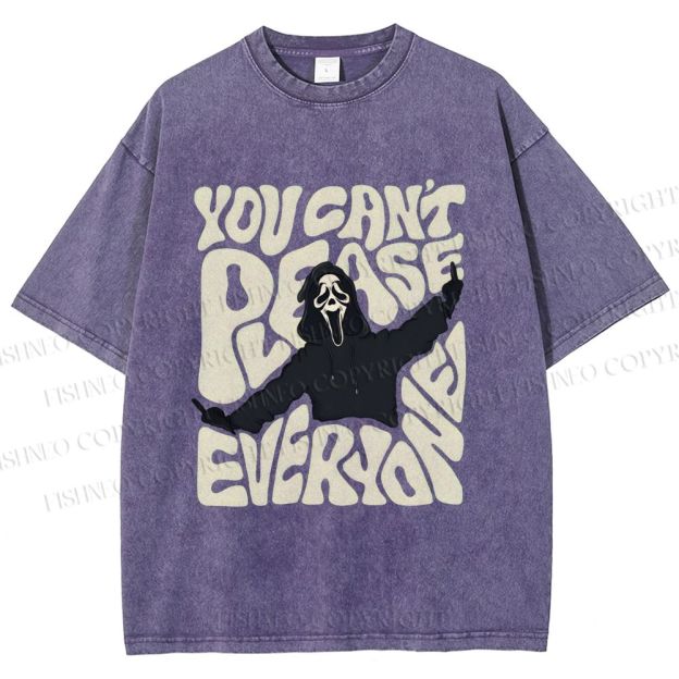 Unisex You Can't Please Everyone Printed Washed Tee