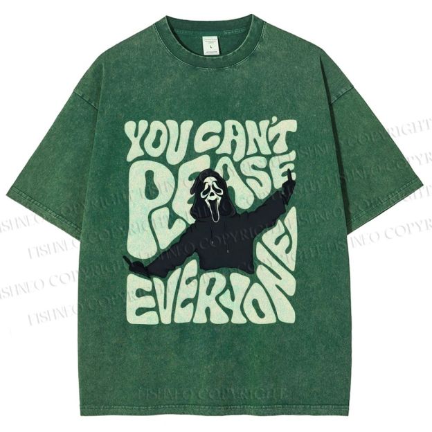 Unisex You Can't Please Everyone Printed Washed Tee