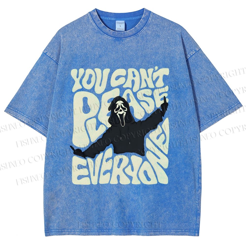 Unisex You Can't Please Everyone Printed Washed Tee