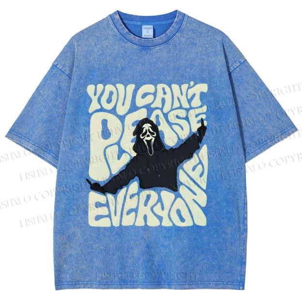 Unisex You Can't Please Everyone Printed Washed Tee