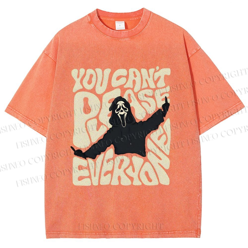 Unisex You Can't Please Everyone Printed Washed Tee