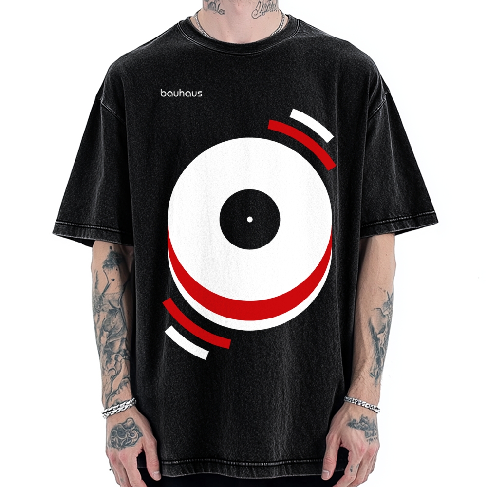 Unisex Musical Happiness Printed Washed T-shirt