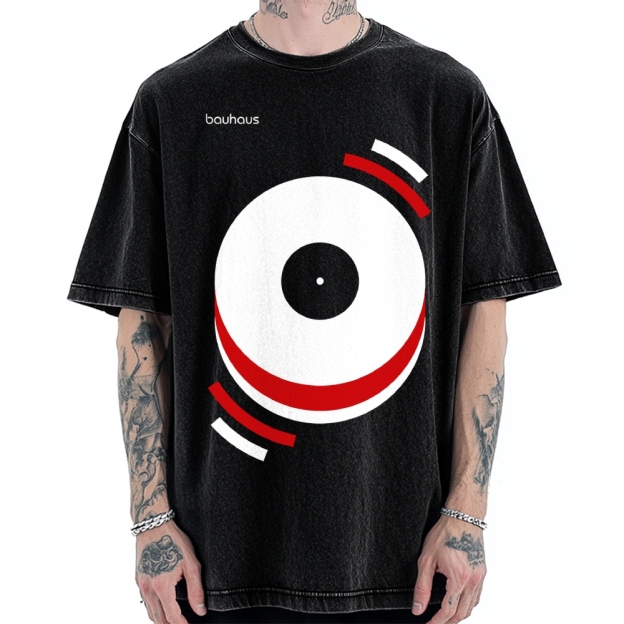 Unisex Musical Happiness Printed Washed T-shirt