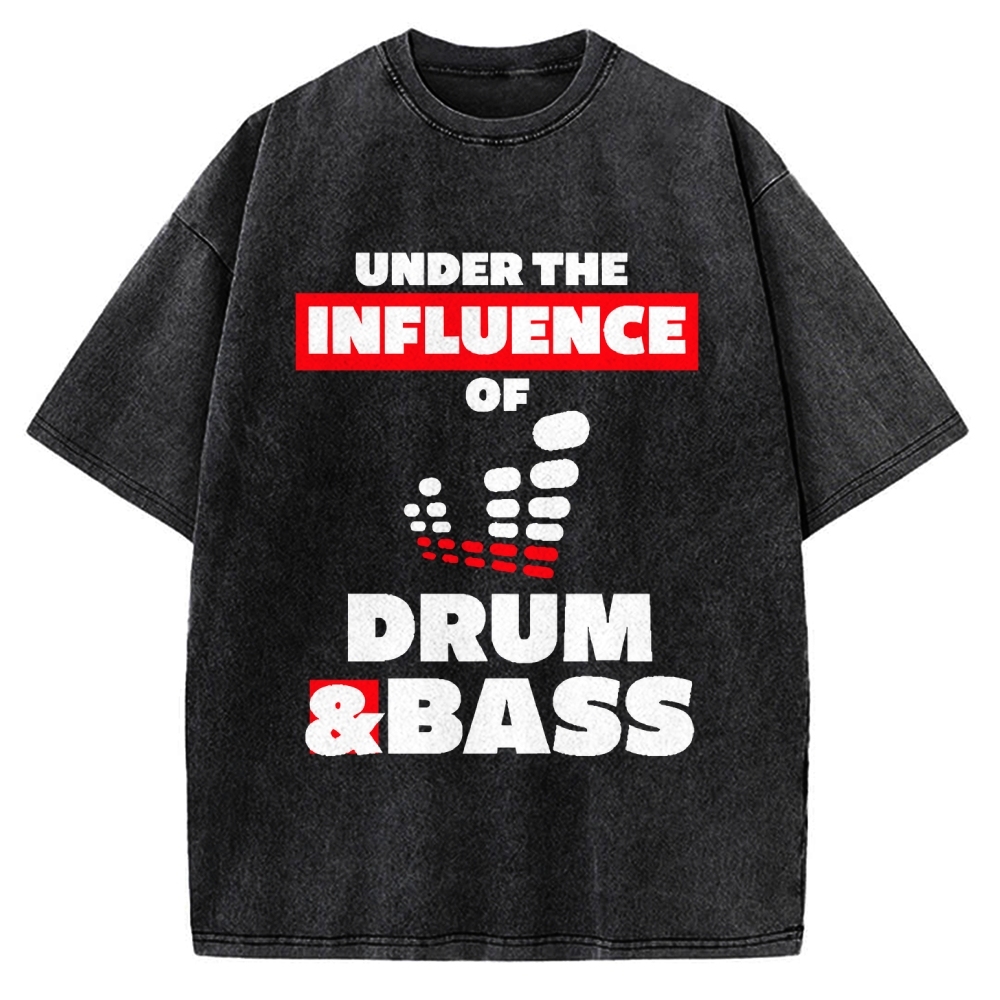 Under the Influence of Drum & Bass Vintage Washed T-shirt