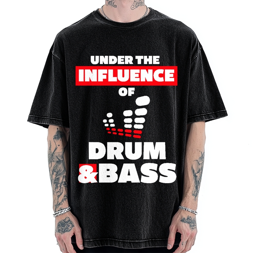 Under the Influence of Drum & Bass Vintage Washed T-shirt