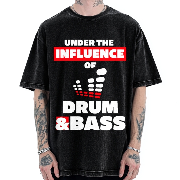 Under the Influence of Drum & Bass Vintage Washed T-shirt