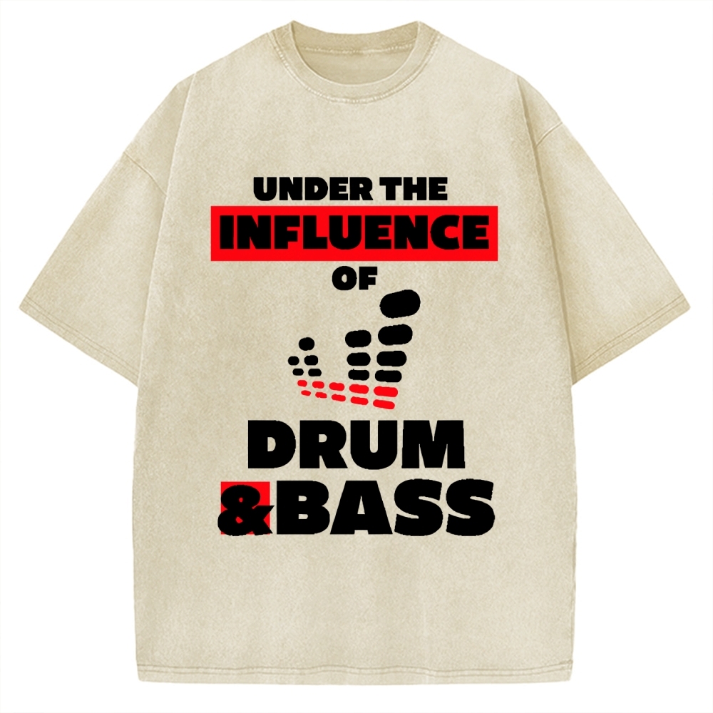 Under the Influence of Drum & Bass Vintage Washed T-shirt