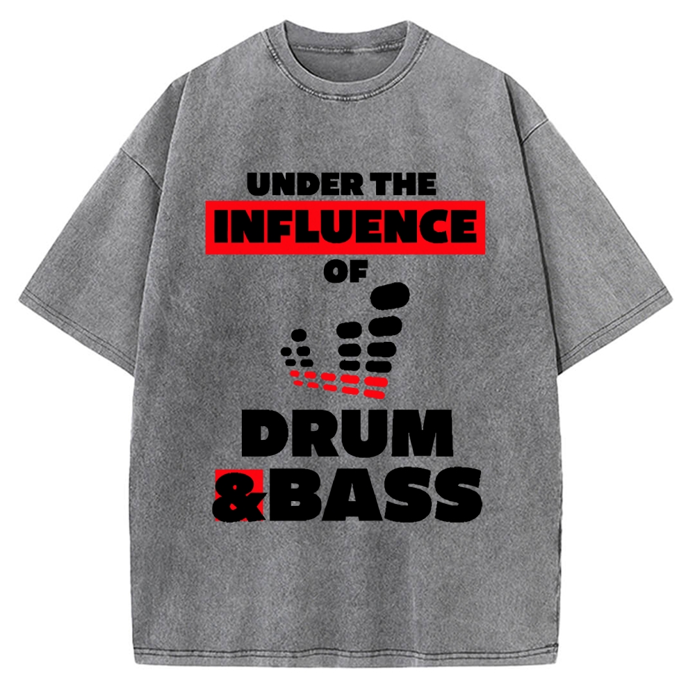 Under the Influence of Drum & Bass Vintage Washed T-shirt