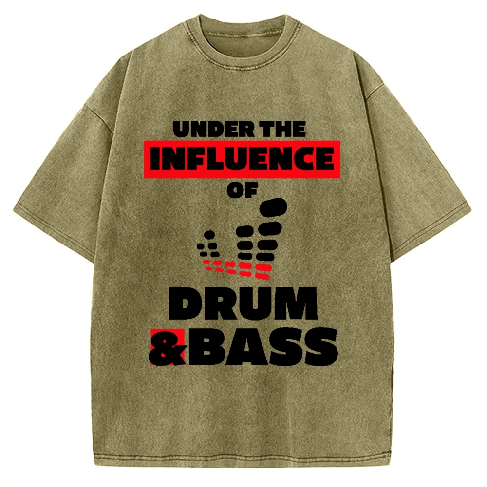 Under the Influence of Drum & Bass Vintage Washed T-shirt
