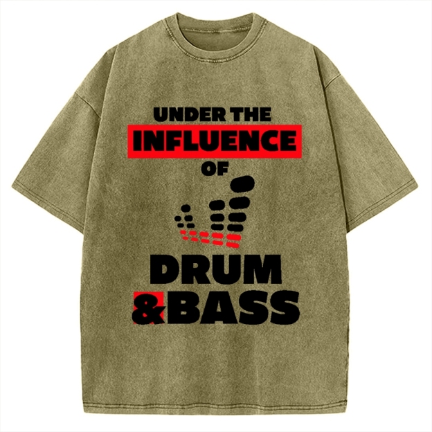 Under the Influence of Drum & Bass Vintage Washed T-shirt