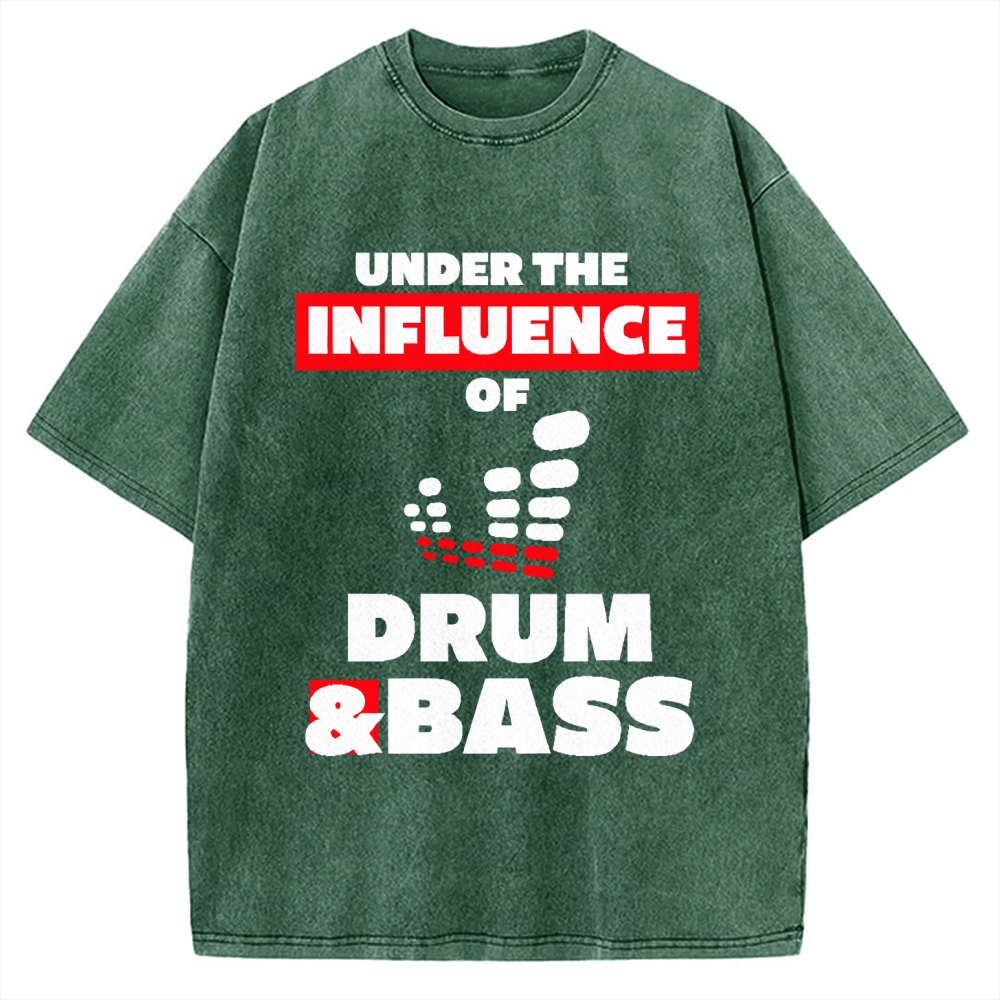 Under the Influence of Drum & Bass Vintage Washed T-shirt
