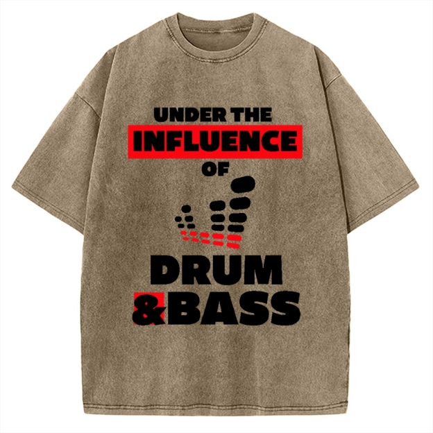 Under the Influence of Drum & Bass Vintage Washed T-shirt