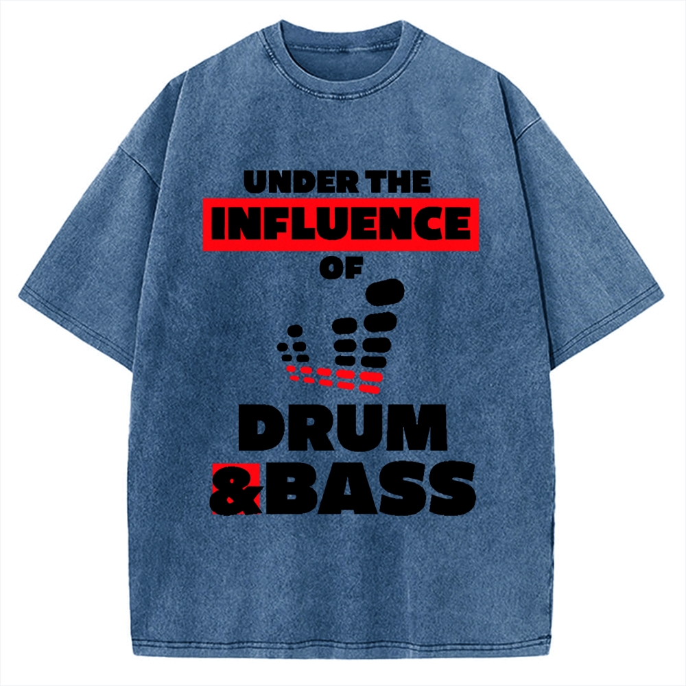 Under the Influence of Drum & Bass Vintage Washed T-shirt