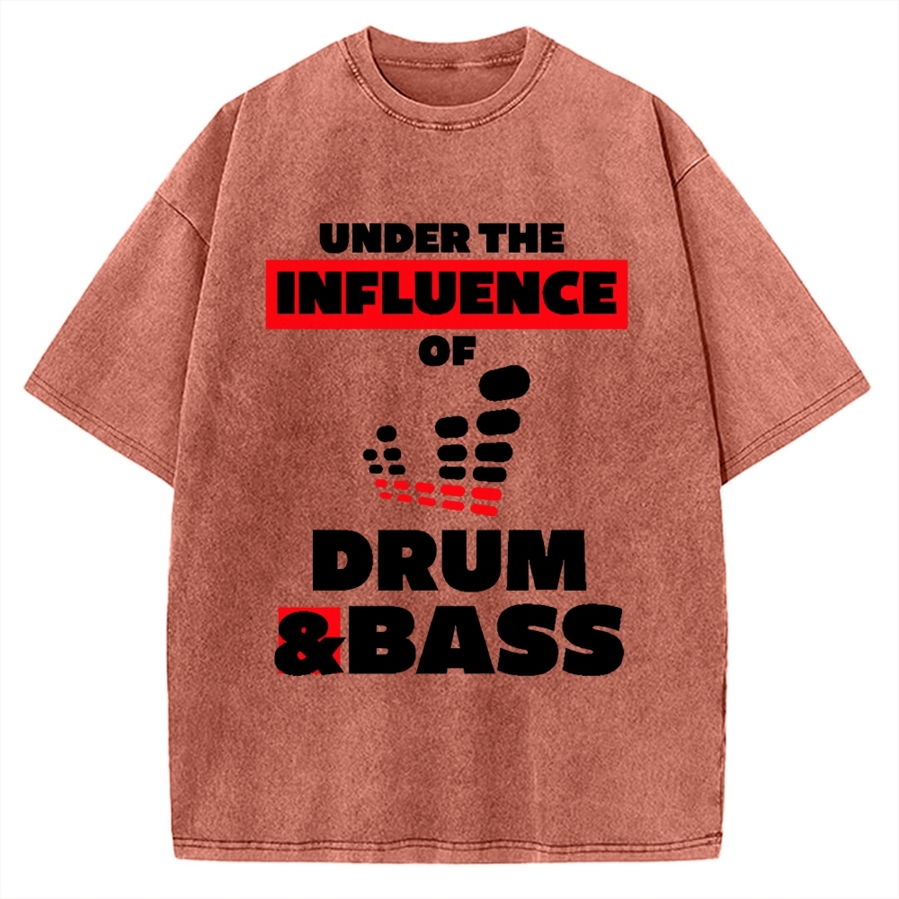 Under the Influence of Drum & Bass Vintage Washed T-shirt