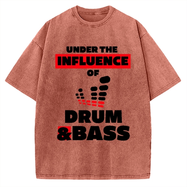 Under the Influence of Drum & Bass Vintage Washed T-shirt