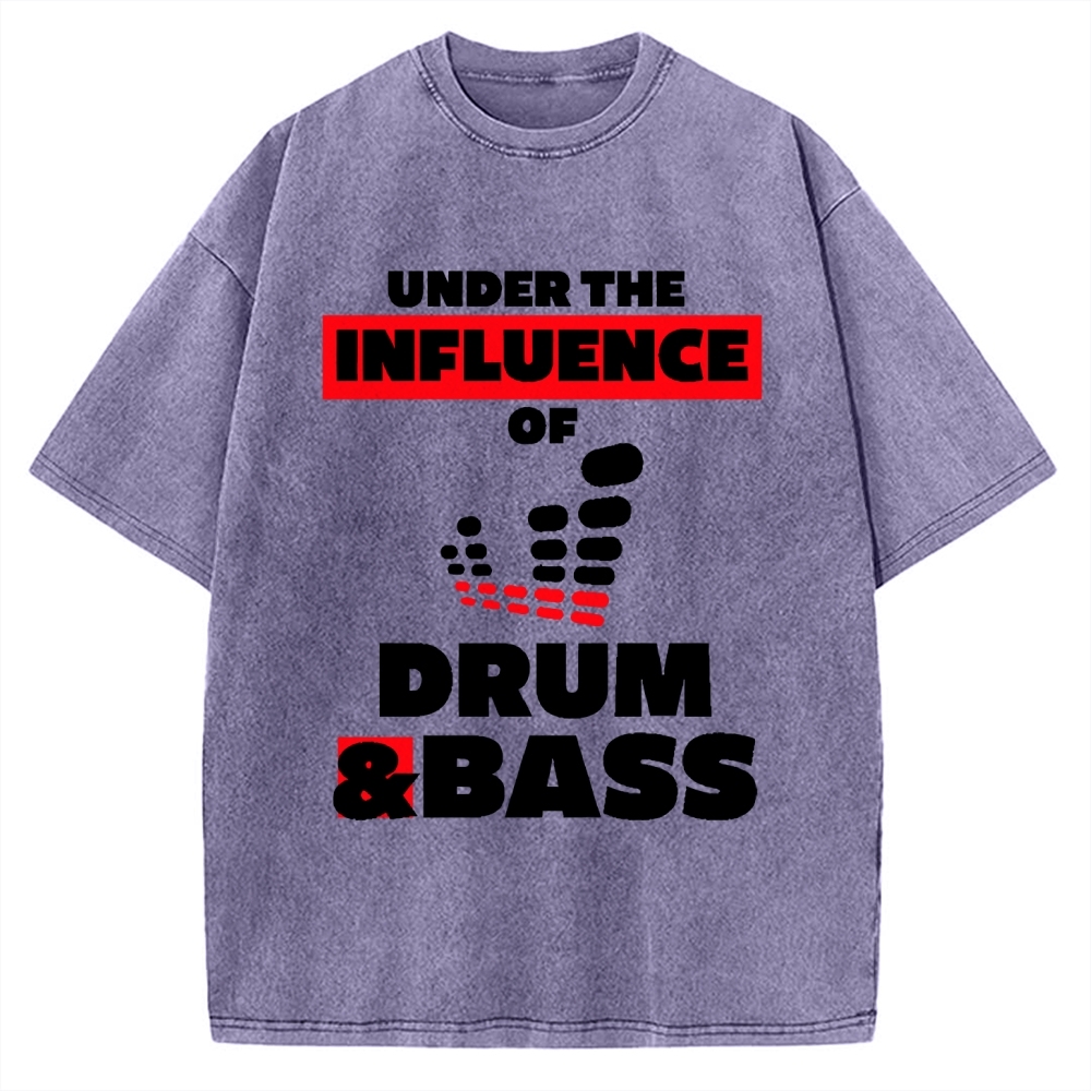 Under the Influence of Drum & Bass Vintage Washed T-shirt
