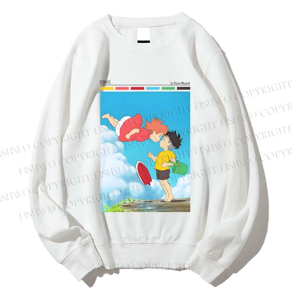 Unisex Ponyo Printed Sweatshirt