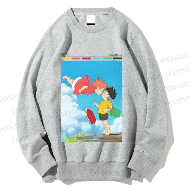 Unisex Ponyo Printed Sweatshirt