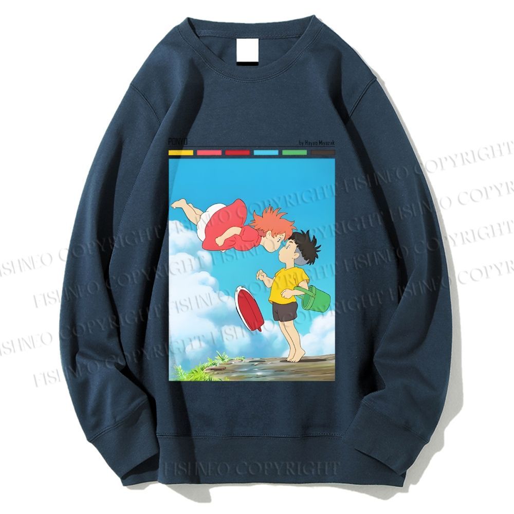 Unisex Ponyo Printed Sweatshirt